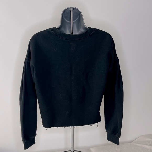 Womens crop top crew neck sweatshirt size US XS - Picture 3 of 3